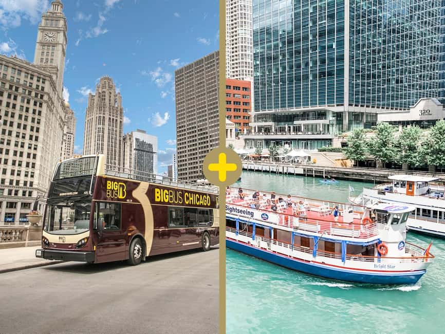 Chicago: Architecture River Tour and Hop-on Hop-off Bus Tour - The 75-minute architecture cruise: your fast pass to Chicago’s design story