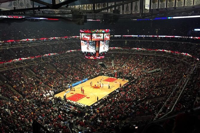 Chicago Bulls Basketball Game Ticket at United Center - Food, drink, and Bulls merch inside United Center