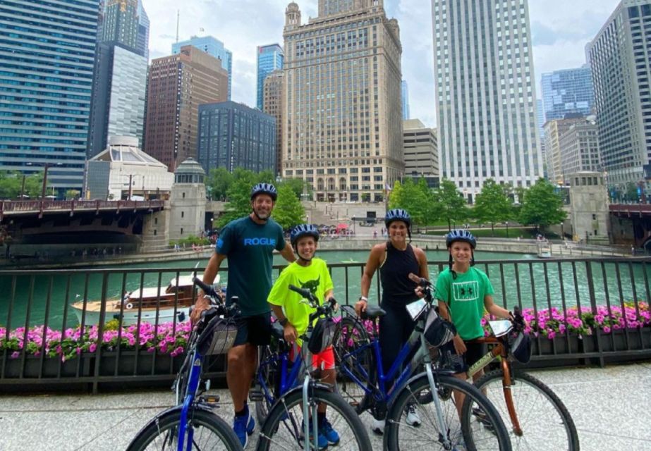 Chicago: Downtown Family Food Tour by Bike with Sightseeing - Millennium Park, The Bean, and the lakefront from a bike