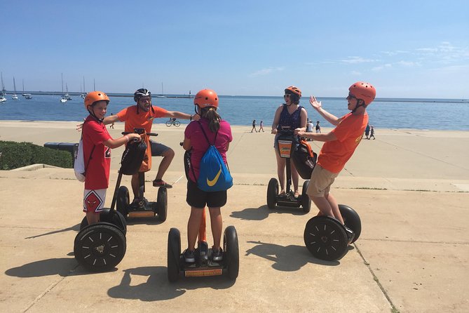 Chicago Insider Segway Tour - Training First at the Starting Point on E Monroe St