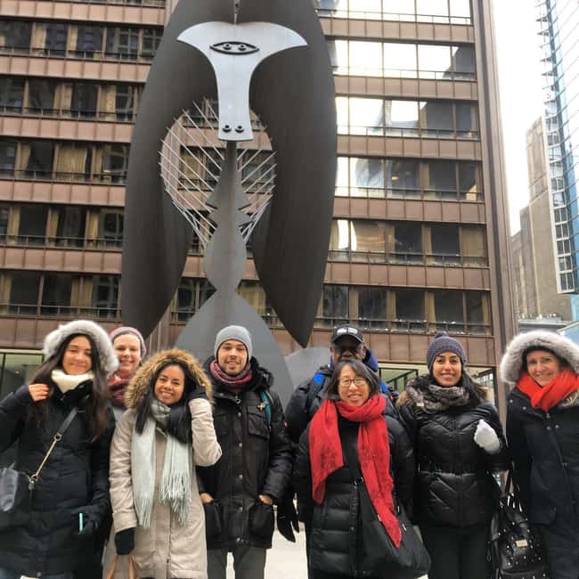 Chicago Loop: Art, Skyscrapers, Millennium Park & "The Bean" - The L elevated trains and Route 66: transit as an urban symbol