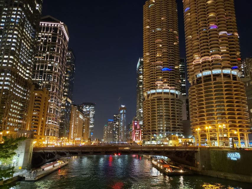 Chicago: Narrated River and Lake Cruise by Night - The Route That Makes This Cruise Worth It: River, Harbor Lock, Lake Michigan