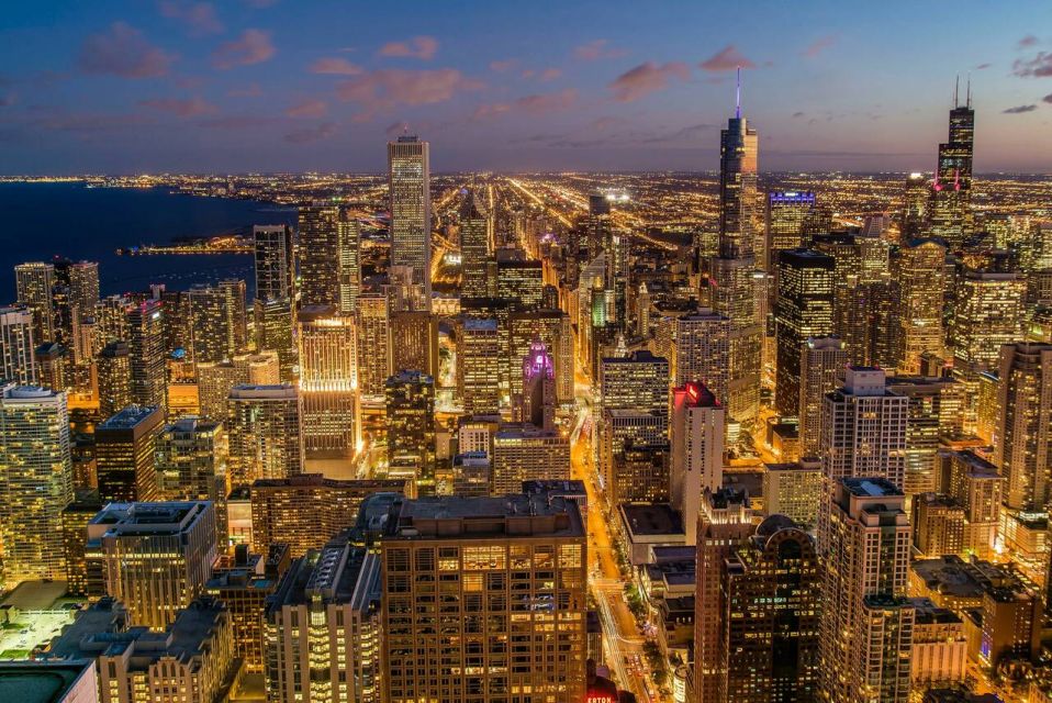 Chicago: Small-Group Night Tour w/ Skydeck & Skyline Cruise - Willis Tower Skydeck at night: the view that sells the whole tour