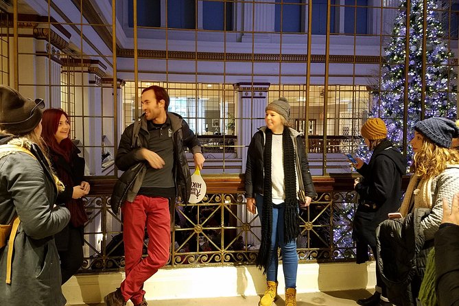 Chicago-Style Holiday Hike: Festive Food and Walking Tour - State Street and Macy’s: holiday lights, big windows, and short photo time