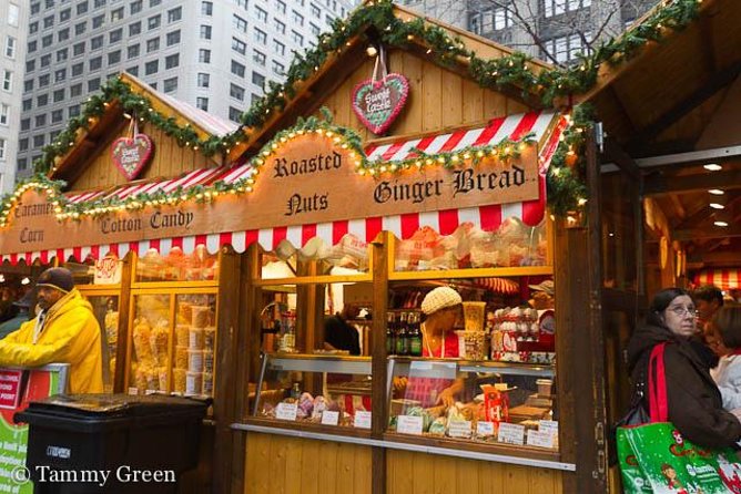 Chicago-Style Holiday Hike: Festive Food and Walking Tour - Where the tour starts: 410 N Michigan Ave and the quick hop to the holiday core