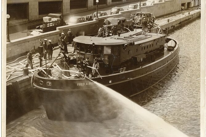 Historical Fireboat River Tour - Stepping Onboard the Fred A Busse Fireboat (Engine 41)