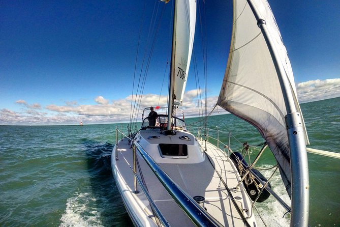 Private Sailing on Beautiful Lake Michigan - Navy Pier, Chicago - Adler Planetarium From the Water and the Doane Observatory Angle