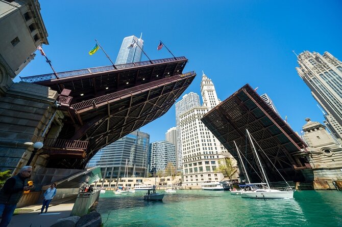 Small Group History And Architecture Walking Tour of Chicago - DuSable Bridge and the river-crossing moment